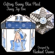Gifting Bunny Blue Plaid FTB
