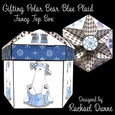 Gifting Polar Bear Blue Plaid FTB