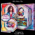 80s Child Music Fan Octagon Foldback