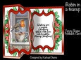 Robin in a Teacup Fancy Foldback Card