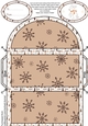Boho Rabbit with Snowflakes
