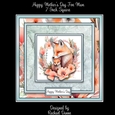 Happy Mothers Day Fox Mum 7Inch Square