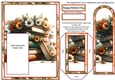 Books & Orange Flowers Mothers Day Bookmark Card