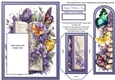 Vintage Book & Butterflies Mothers Day Bookmark Card