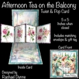 Afternoon Tea on the Balcony Twist and Pop Card