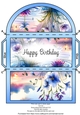 July Birth Flower Money Wallet