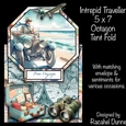 Intrepid Traveller 5 x 7 Octagon Tent Card