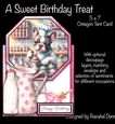 A Sweet Surprise 5 x 7 Octagon Tent Card