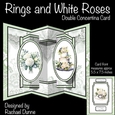 Rings & White Roses Concertina Card