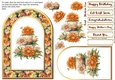 Sweet Blooms and Treats Gold Arch 5 x 7