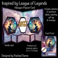Inspired by League of Legends Hexagon Popout Card