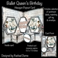 Dancing Queens Birthday Hexagon Popout Card