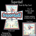 Superdad Cute Twist & Pop Card