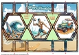 Beach Boy Hexagon Shutter Card