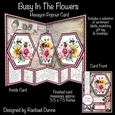 Busy In The Flowers Hexagon Popout Card