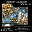 Rockin Like A Legend 5 x 7 Inch Z-Fold Kit