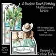 A Bookish Beach Birthday Tri-fold Bookmark Mini Kit