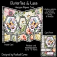 Butterflies & Lace Hexagon Popout Card