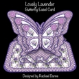 Lovely Lavender Butterfly Easel Card