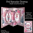 Pink Nutcracker Christmas Double Concertina Pop-out