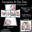 Carnations At Your Door Twist and Pop Kit