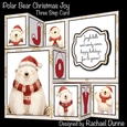 Polar Bears Christmas Joy Three Step Mini Kit