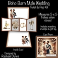 Boho Barn Male Wedding Twist & Pop Kit