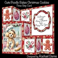 Cute Poodle Bakes Christmas Cookies Three Step Mini Kit
