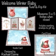 Babys First Christmas Snowglobe Twist & Pop Card
