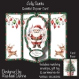 Jolly Santa Gatefold Popout Card