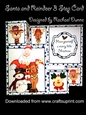Santa and Reindeer 3 Step Card