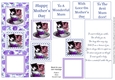 Purple Kitties in a Teacup (Mothers Day)