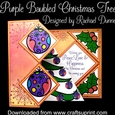 Purple Baubled Christmas Tree