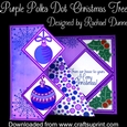 Purple Polka Dot Christmas Tree