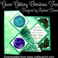 Green Glittery Christmas Tree