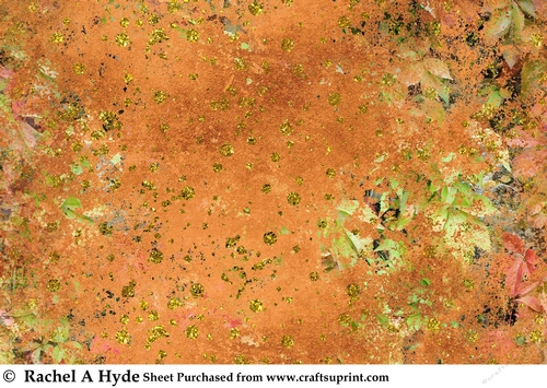 A Walk in the Woods - Autumn Sparkle Background Sheet