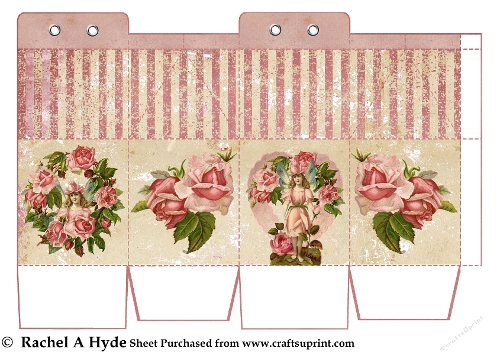 Flower Fairy Rose Milk Carton Gift Box