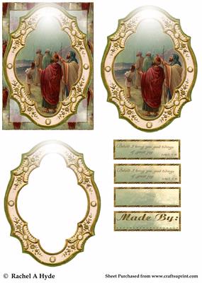 Shepherds in the Fields Abiding Tunnel Card