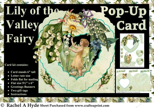 Lily of the Valley Fairy Ring Front Card