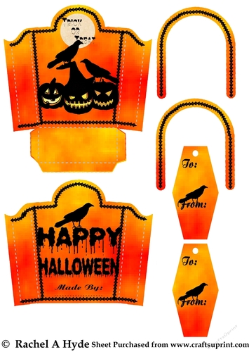 Happy Halloween Trick Or Treat Bag