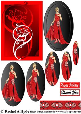Caret 1923 Evening Gown Sheet