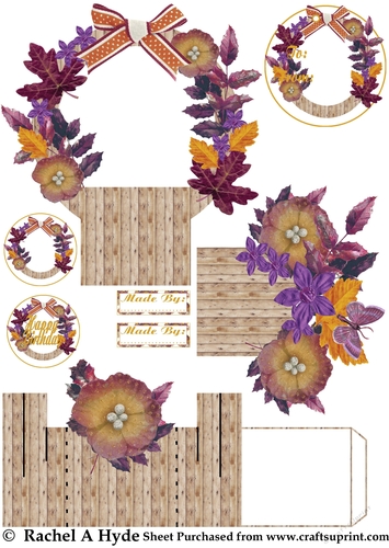 Fall Fantasy Basket Card