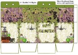 Ghastly Green Trick Or Treat Milk Carton Box