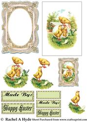 Chick Trio Frame Card