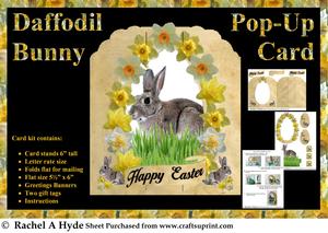 Daffodil Bunny Card