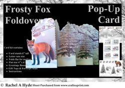 Frosty Fox Foldover Card