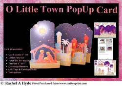 O Little Town Foldover Card