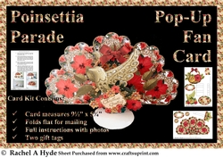 Poinsettia Parade Pop-Up Fan Card