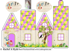 Easter Bunny House Box