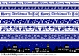 Christmas Borders - Royal Blue